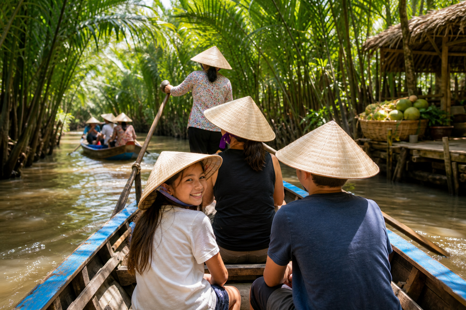 Vietnam cultural and scenic experience showcasing heritage architecture and relaxed exploration