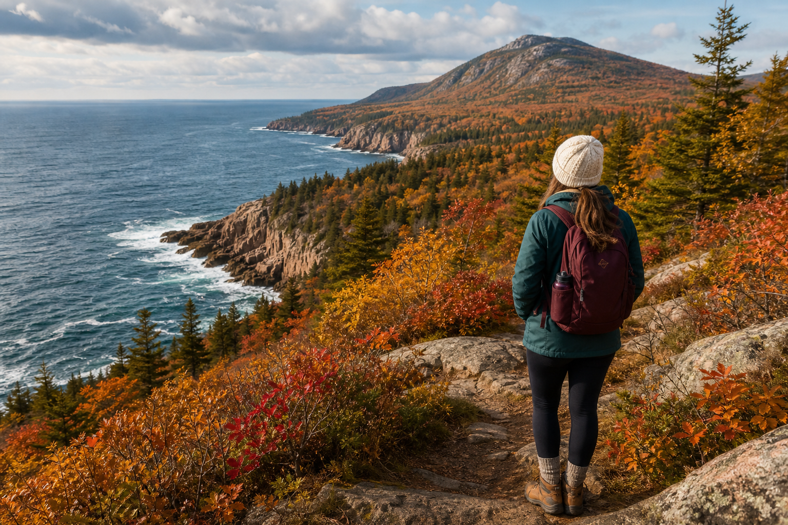 Preview of coastal fall experiences and road trip highlights in Maine and Acadia