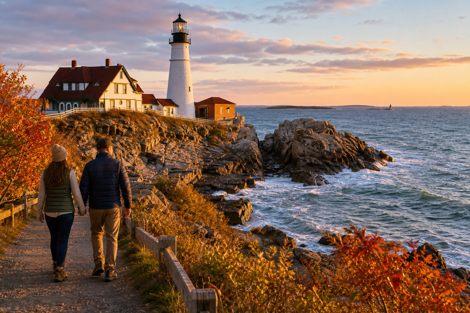 Coastal fall road trip preview featuring Maine, Acadia, the Bay of Fundy, and Québec City