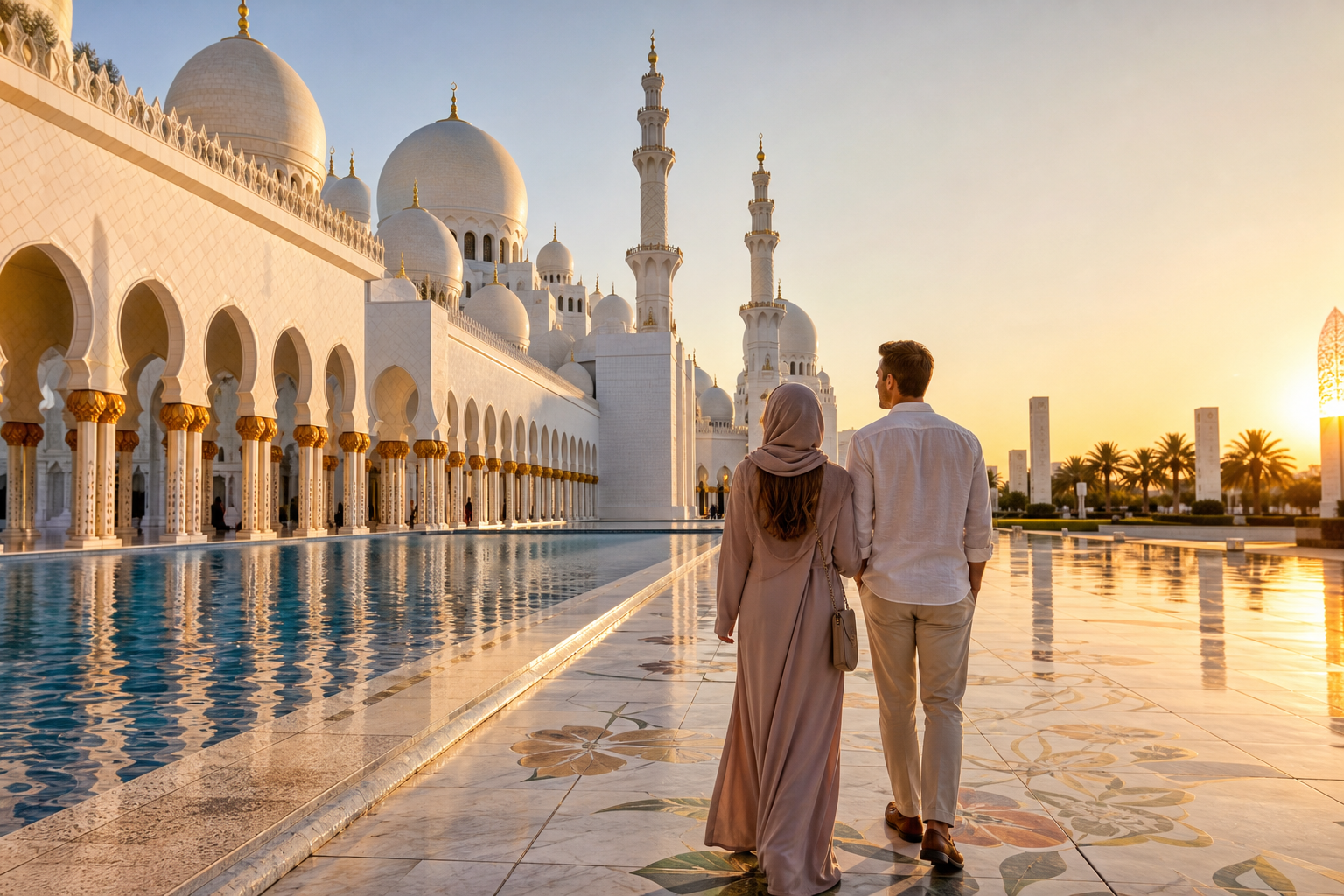 Abu Dhabi culture day preview: Sheikh Zayed Grand Mosque and Louvre Abu Dhabi-inspired architecture and art ambiance