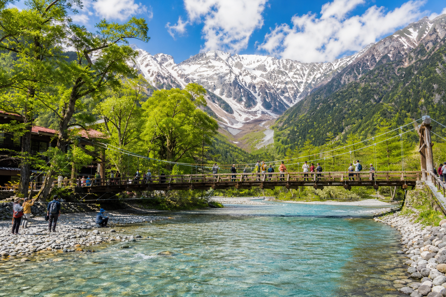 Preview of a Japan Alps experience: alpine scenery and outdoor adventure mood