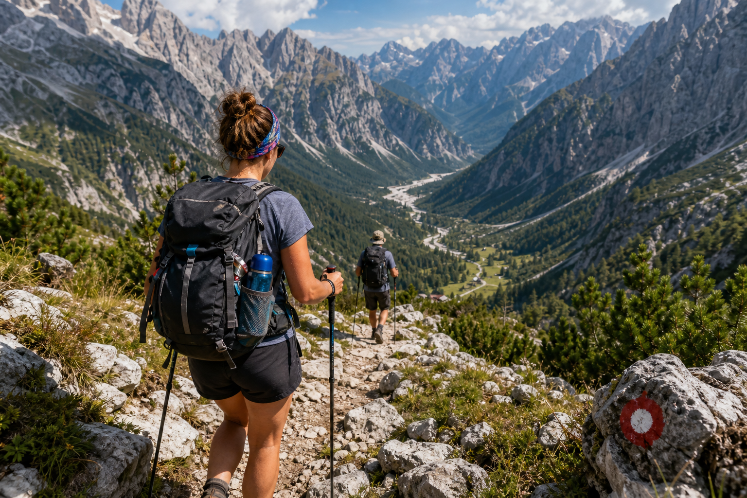 Preview of the Albanian Alps segment: Valbonë valley vibes and mountain trail energy before the pass
