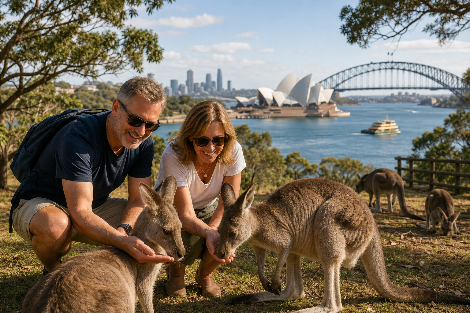 Melbourne Grand Prix weekend energy transitioning into Sydney Harbour and Blue Mountains views
