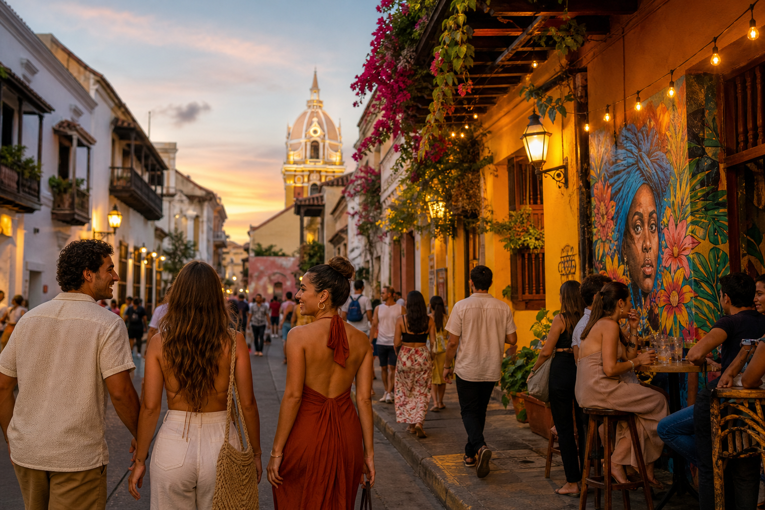 Colombia city triangle experience preview: transit-as-experience, viewpoints, and walled-city evenings