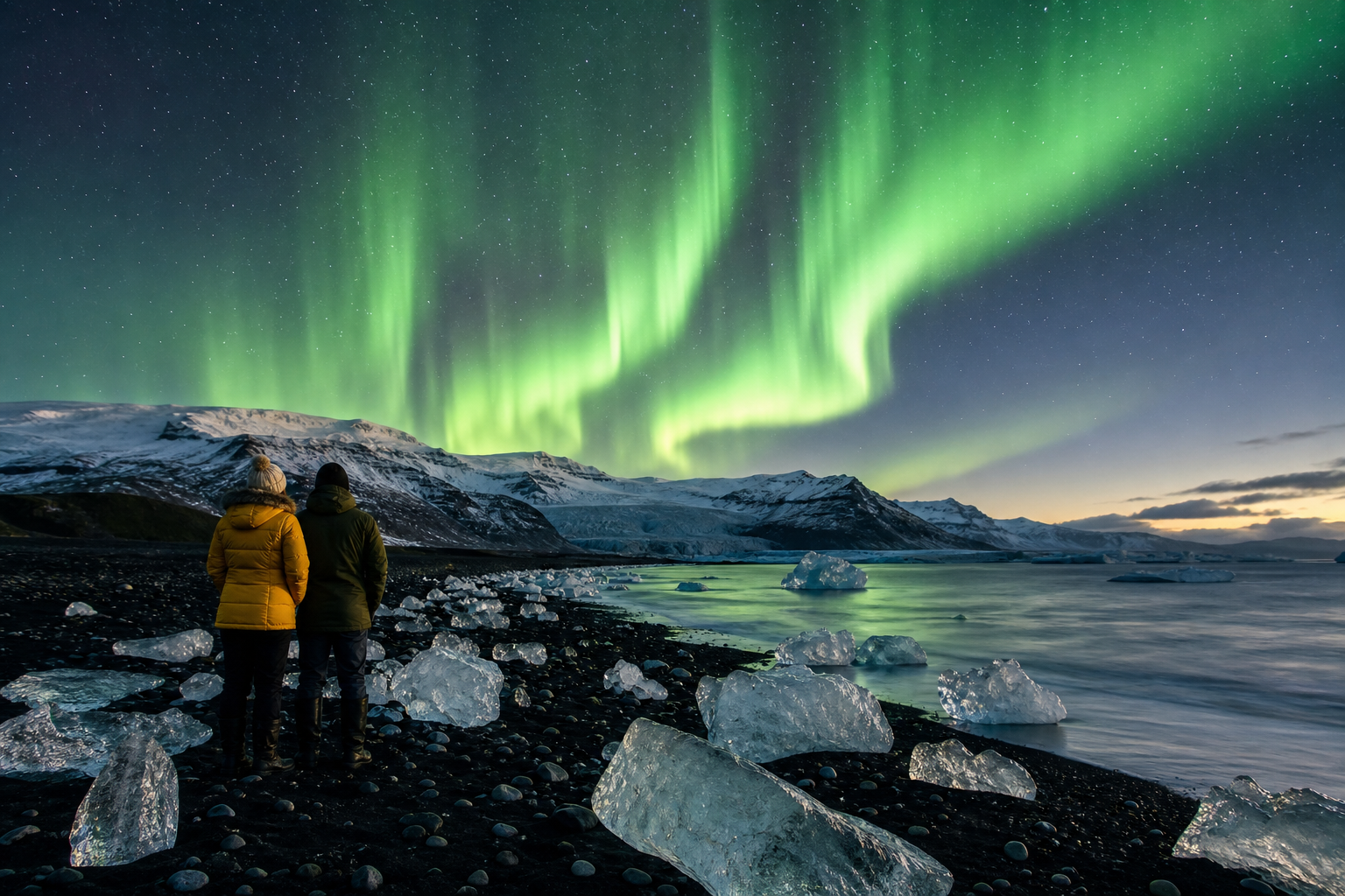 Iceland in 7 Days: Hot Springs, South Coast Adventure, Local Food & Northern Lights (Sept–Mar) travel experience