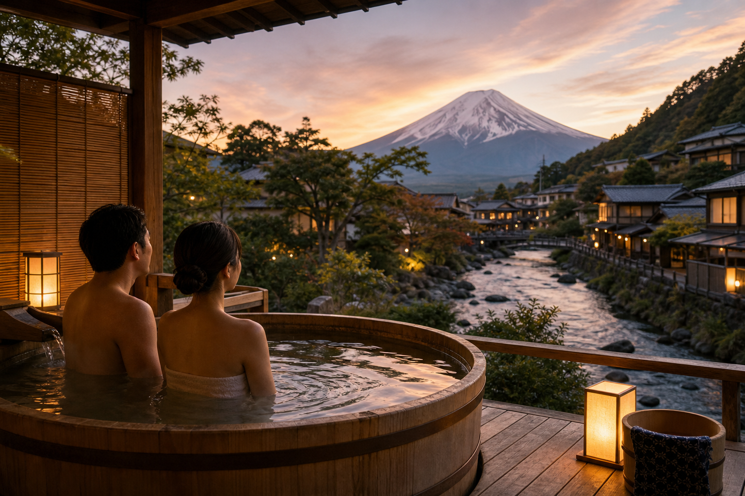 Japan in 7 days: Tokyo skyline, Hakone onsen ryokan vibes, and Kyoto streets