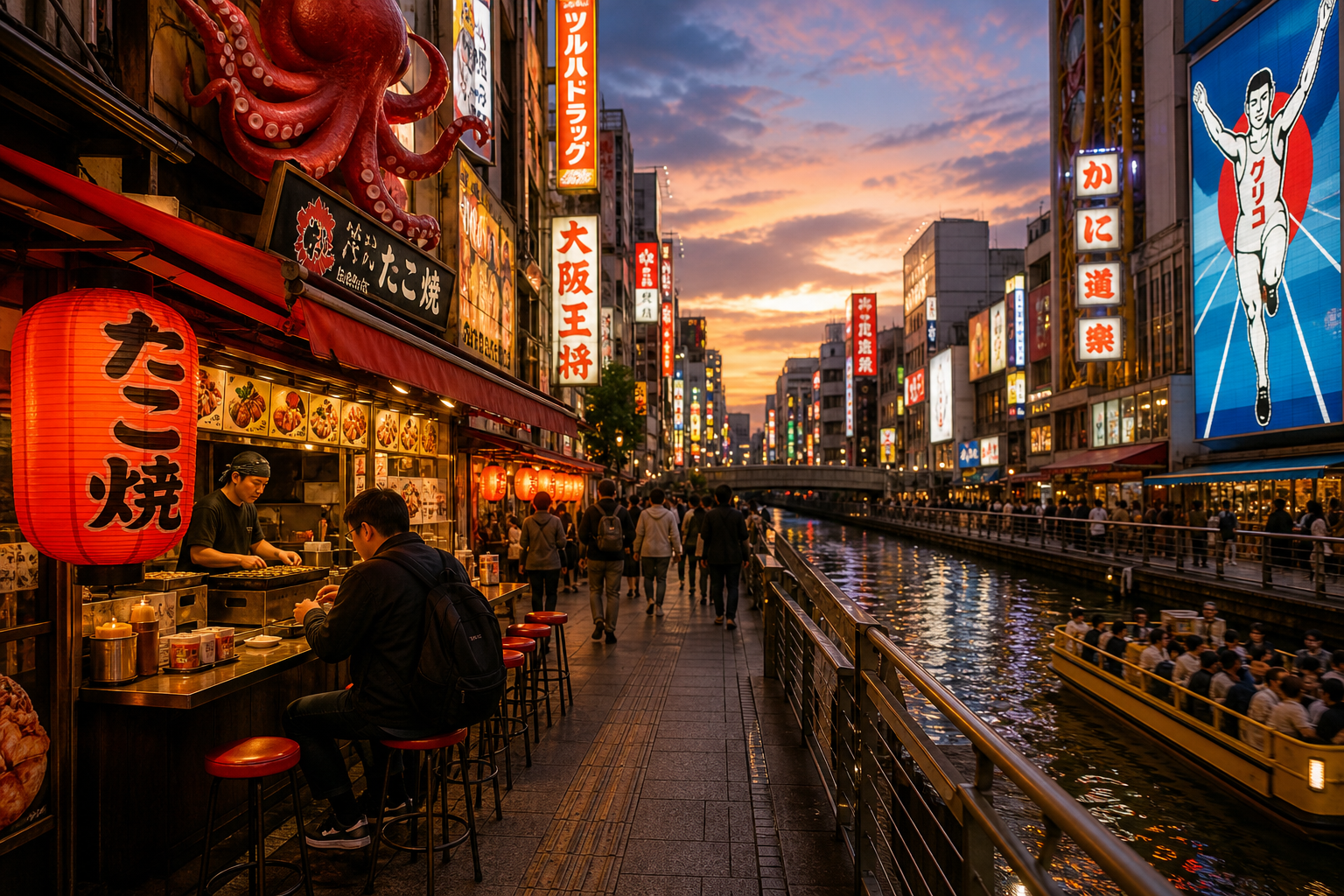 Japan food-and-culture rail loop from Osaka and Kyoto through Hiroshima, Fukuoka, and Nagasaki, finishing in Tokyo—solo-friendly, train-forward, and built for market grazing and iconic neighborhoods