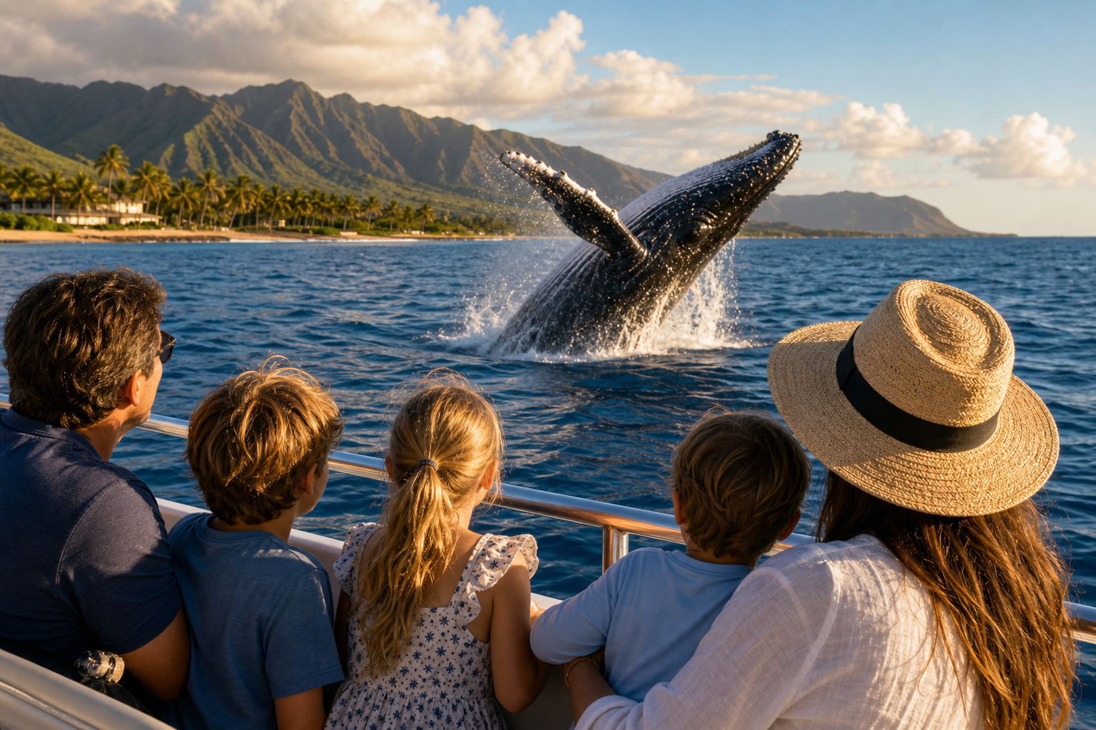 North Shore scenic overlook and coastline views designed for safe, kid-appropriate big-wave watching