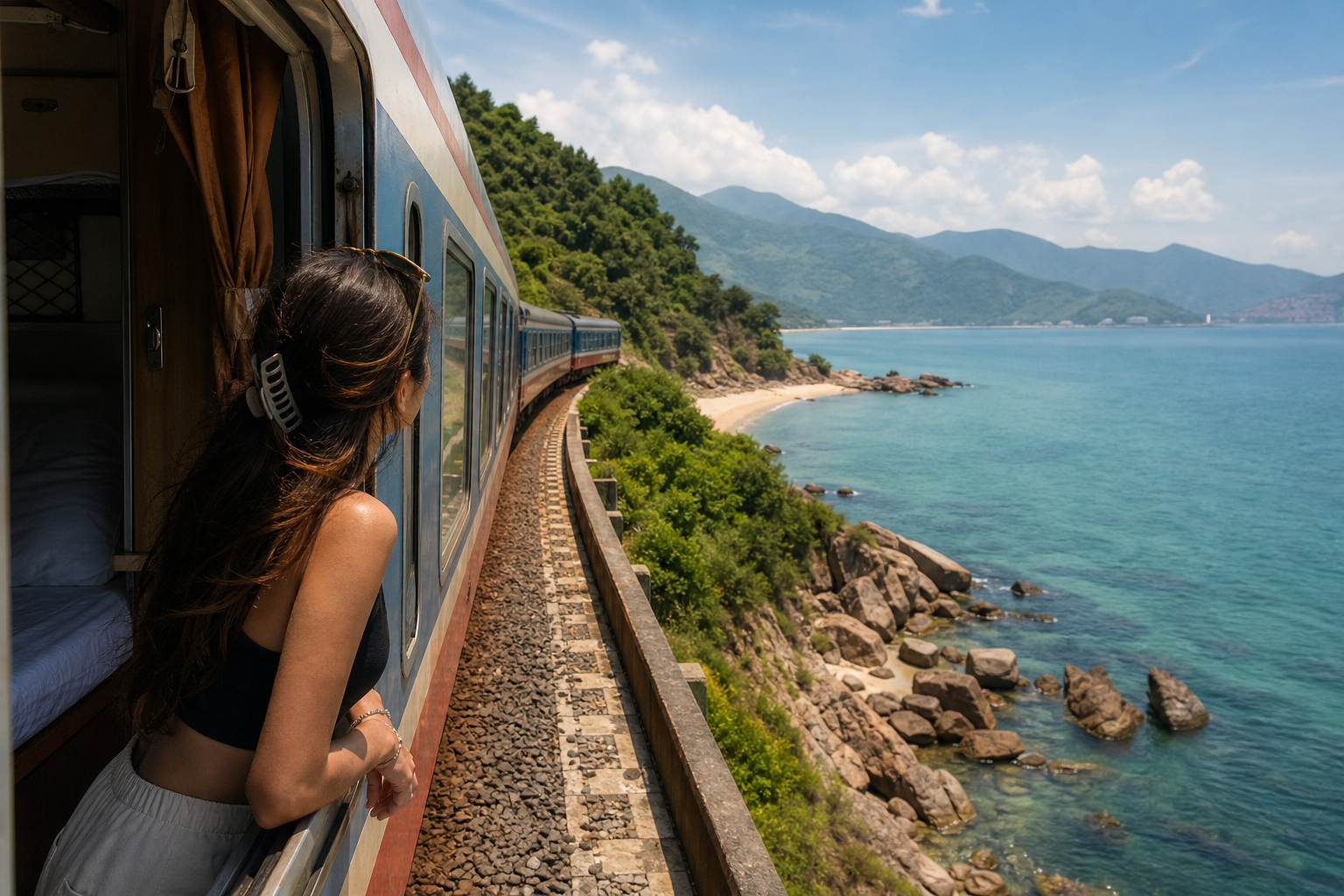 Vietnam rail and beach reset trip preview: coast-hugging trains, lantern-lit streets, and beach days from Hanoi to Ho Chi Minh City